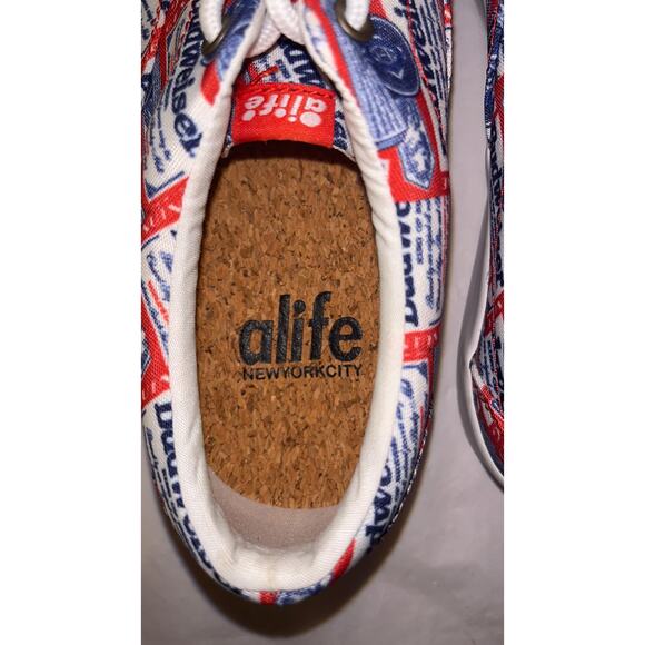 Alife Budweiser Mens Size 7 Public Bud King of Beer Canvas Sneakers - NEW w/Box - Picture 13 of 13